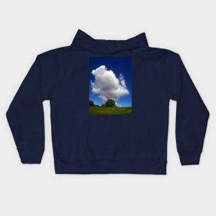 Cloudburst,landscape photograph of cloud formations Kids Hoodie